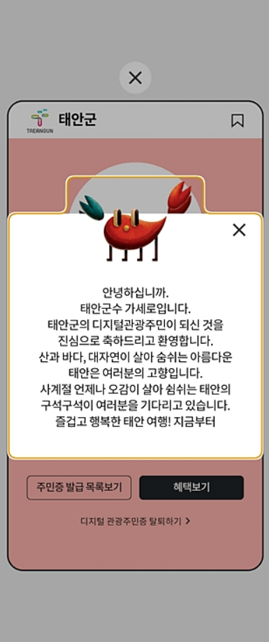 디지털 관광주민증 발급 방법 해당 지역 할인 혜택
