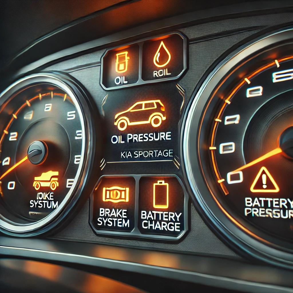 스포티지 계기판 경고등 종류