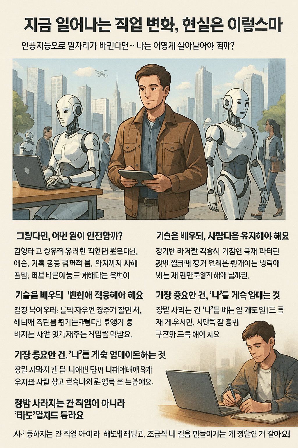 AI 시대, 직업이 사라진다고요? 그럼 우리는 뭘 해야 할까요?