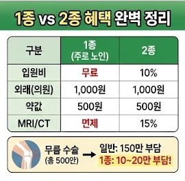 의료 급여 수급권자 혜택