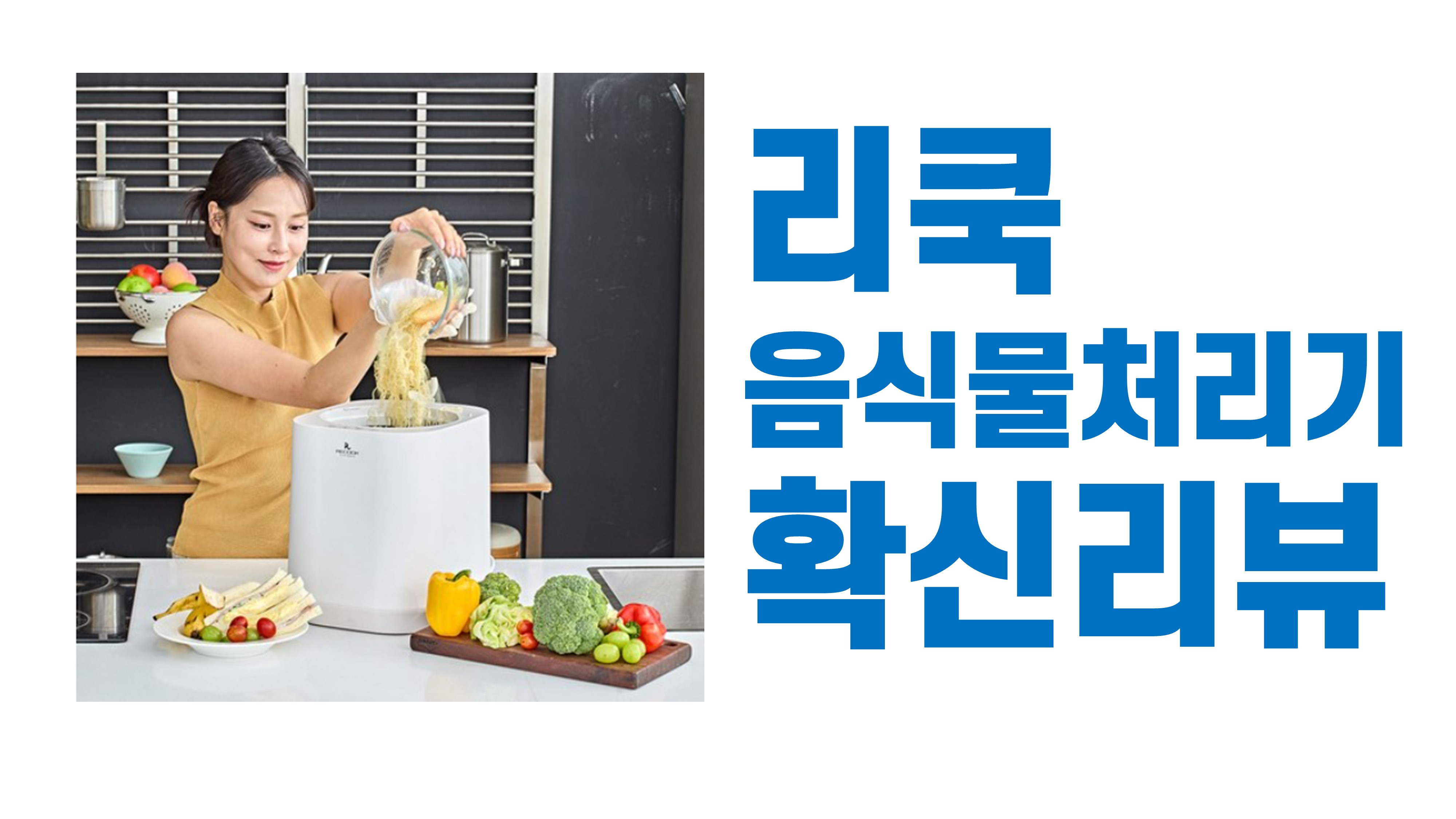 리쿡 더펠리체 음식물처리기 REK-FW400 리뷰