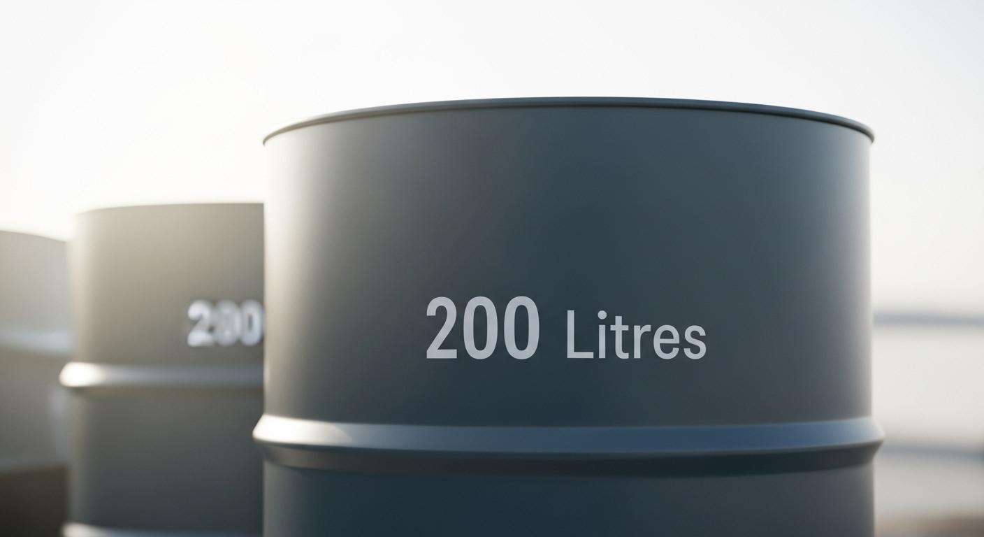 경유1드럼양은 몇리터