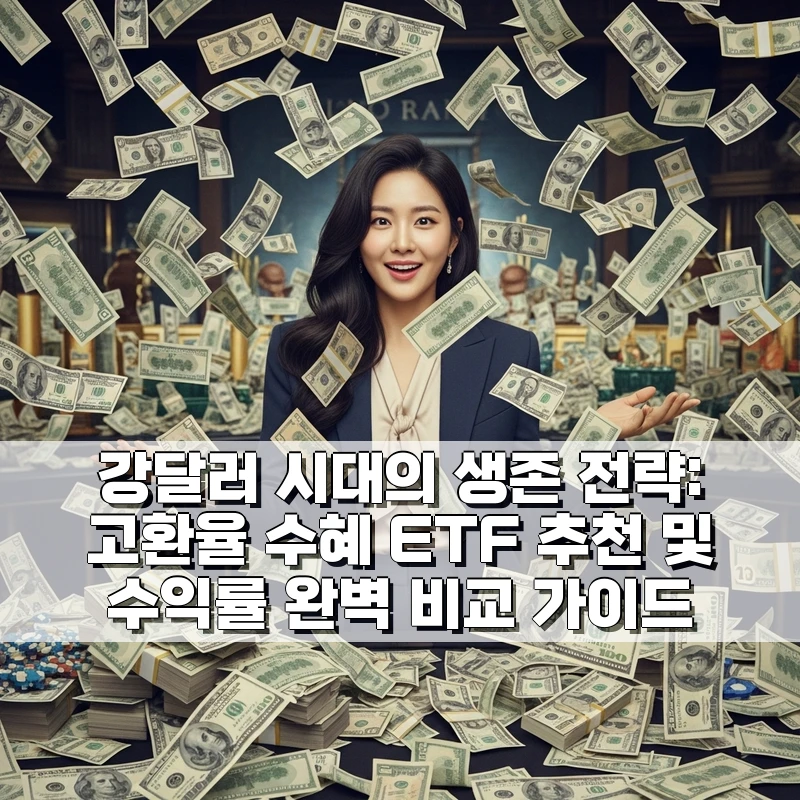 강달러 시대의 생존 전략: 고환율 수혜 ETF 추천 및 수익률 완벽 비교 가이드