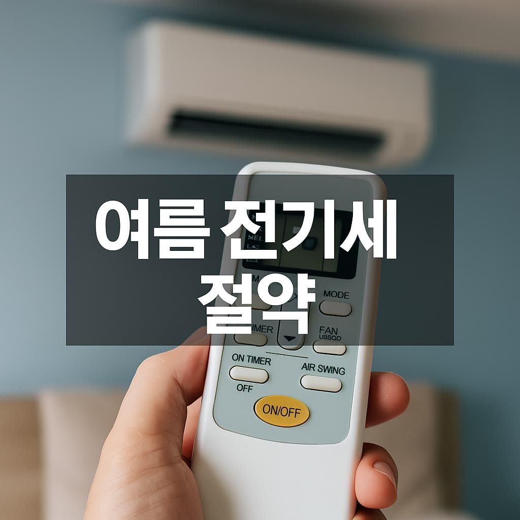 여름 전기세 절약