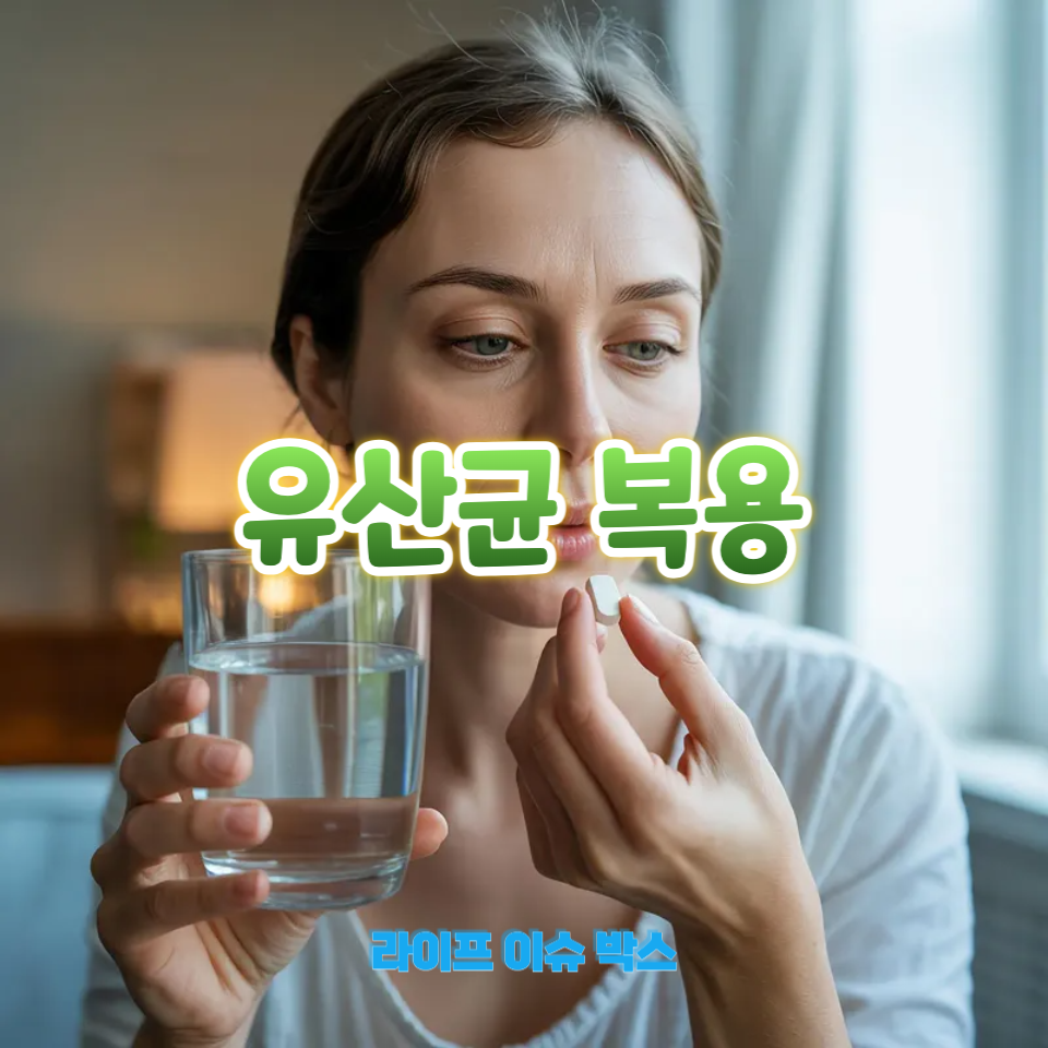 유산균 복용