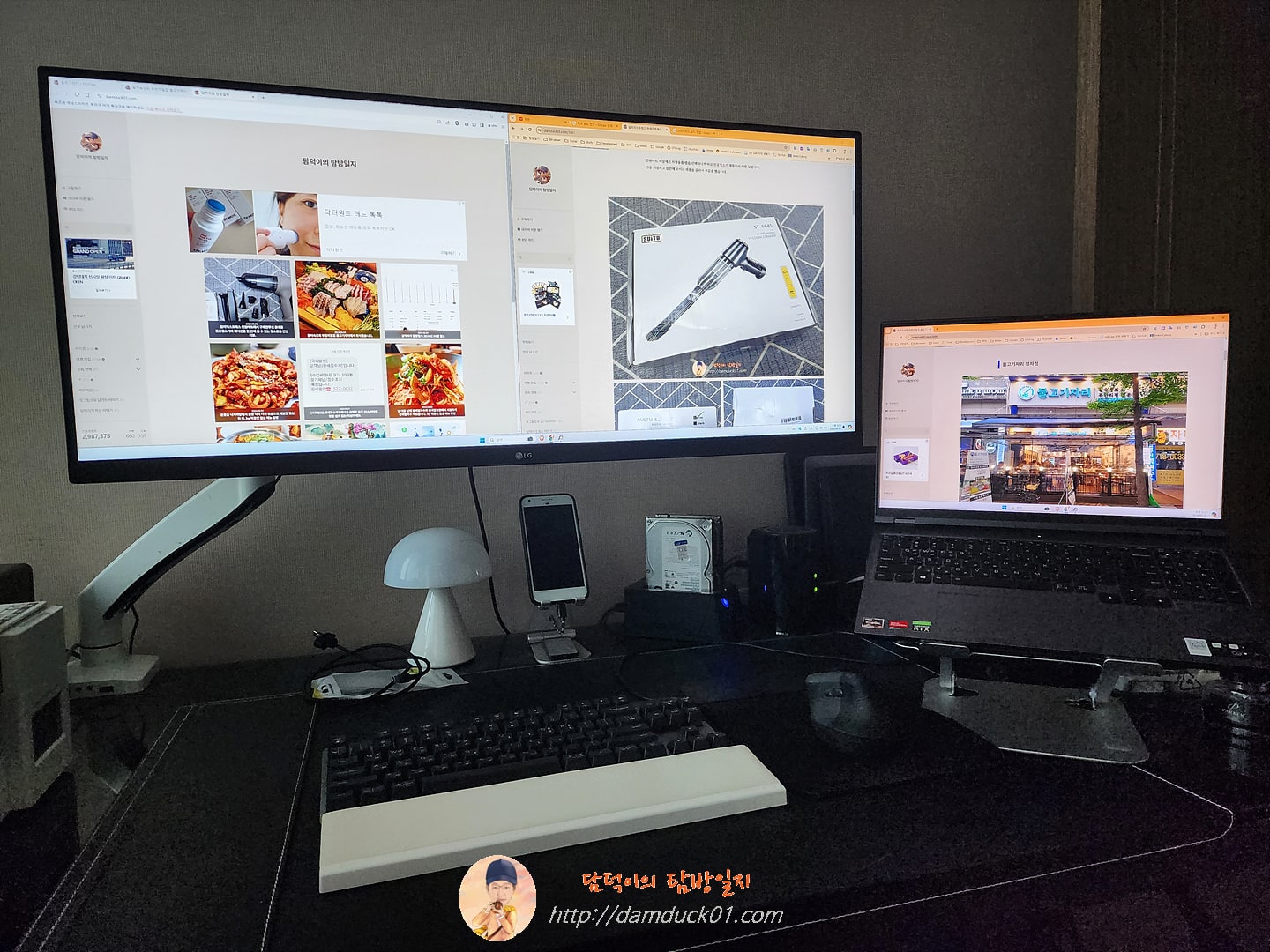 LG 울트라와이드 모니터 34WN750