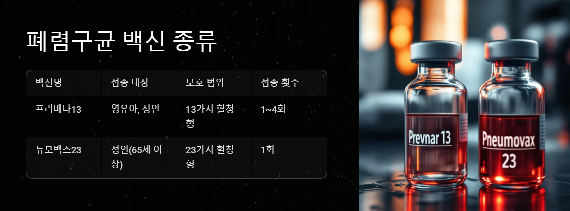폐렴구군 예방접종 주기와 가격 부작용까지 한눈에 총정리