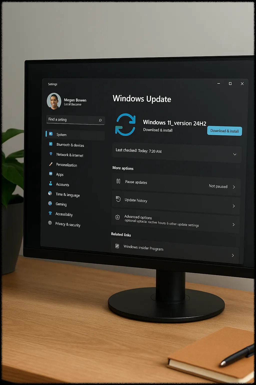 Windows 11 업그레이드 화면 예시