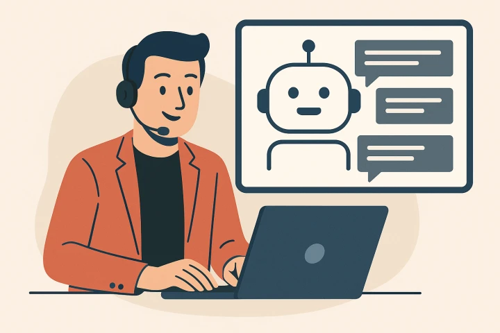 발표 준비를 AI가 대신하는 장면