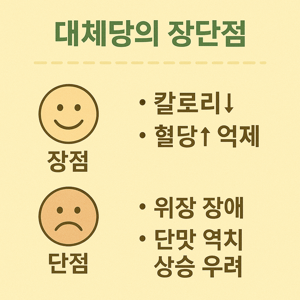 대체당 효능 부작용