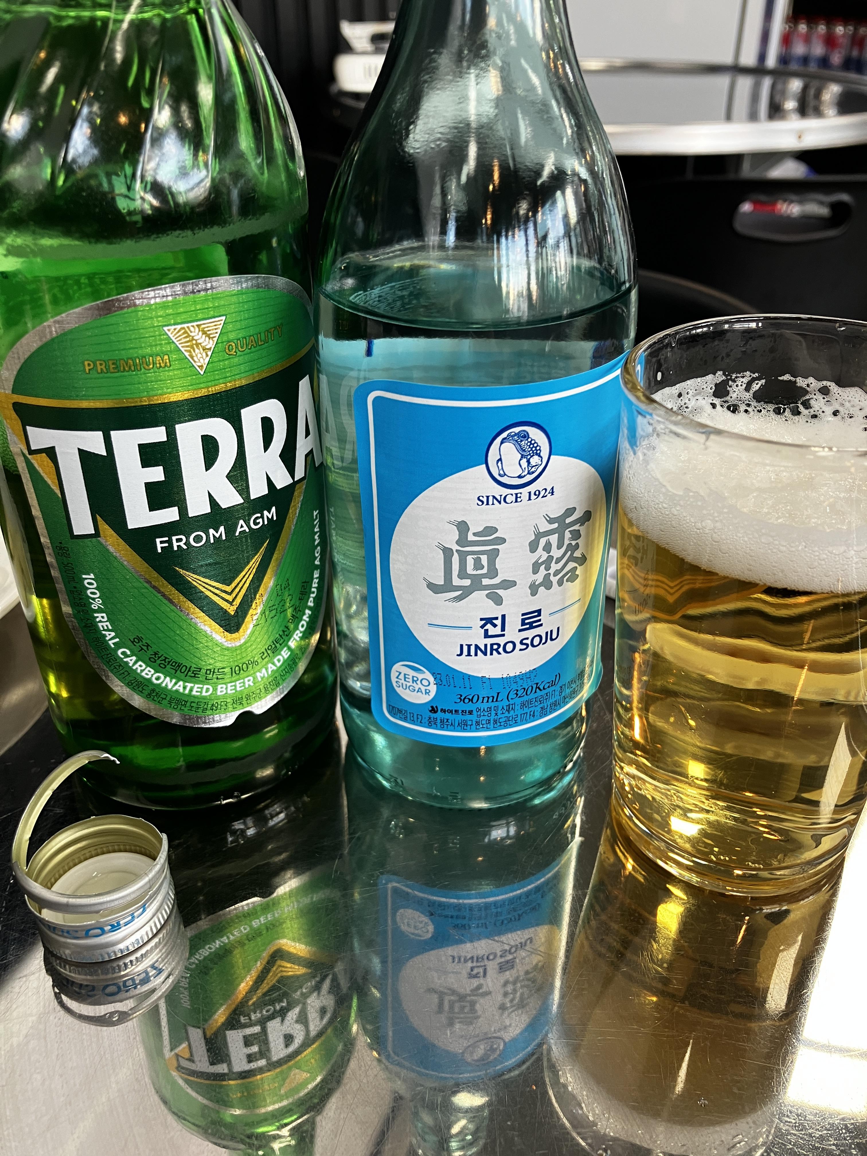 테진아 조합 소맥비율