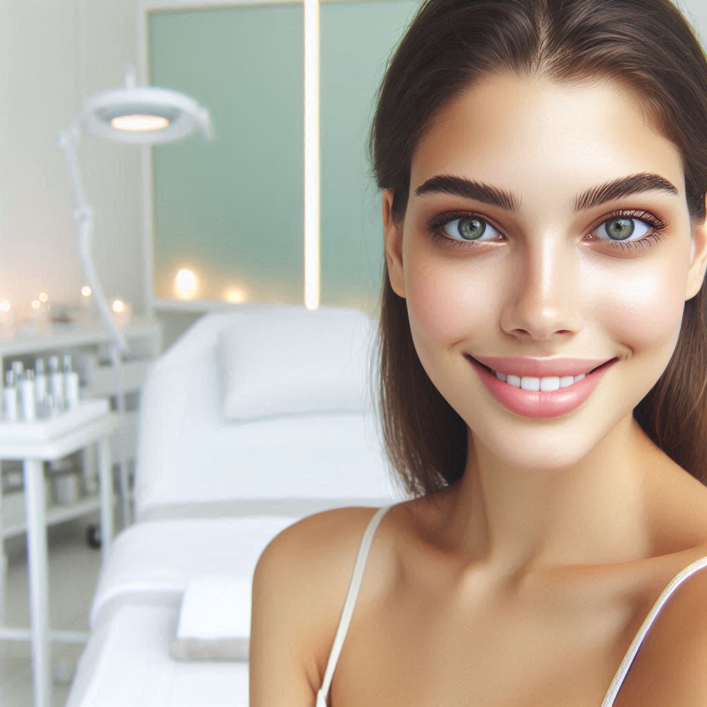 피부,체형관리 샵 배경