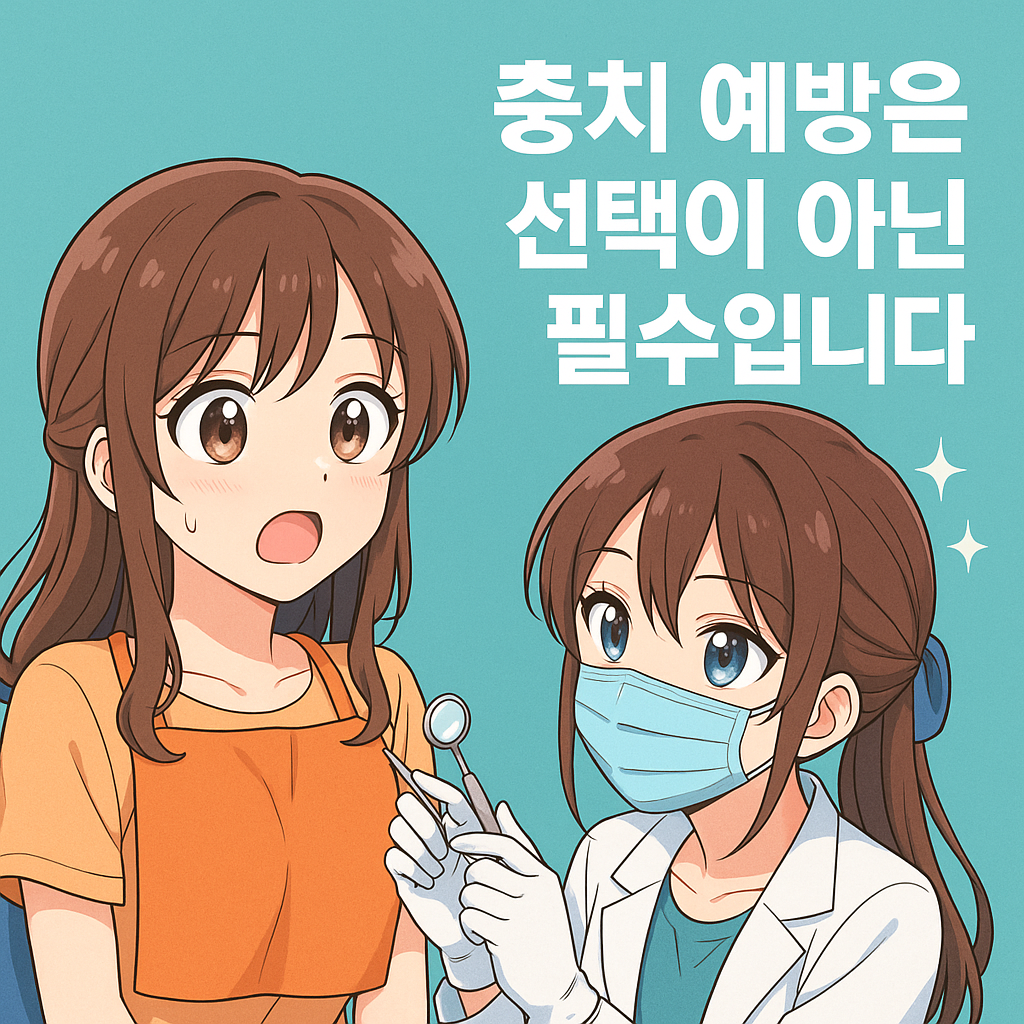 충치 예방은 선택이 아닌 필수입니다