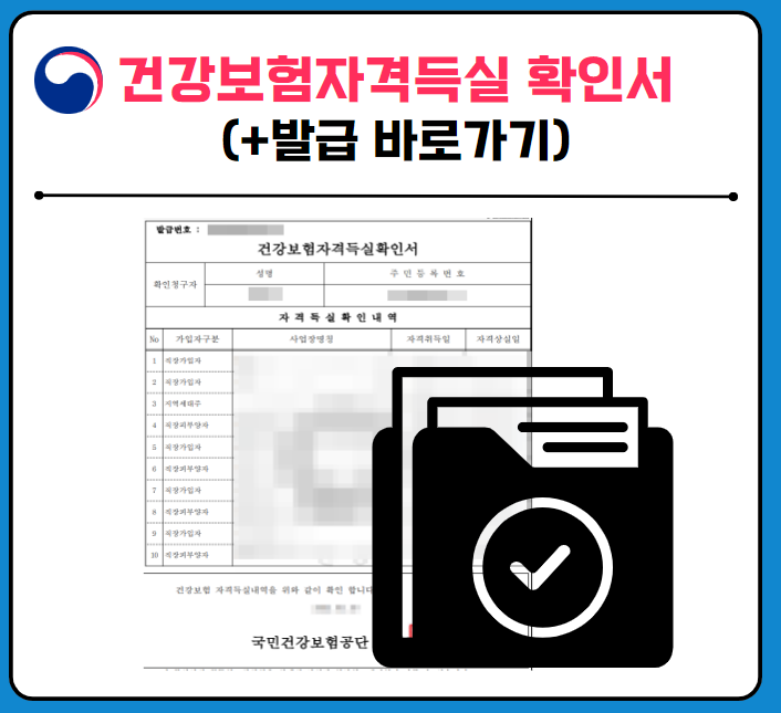 건강보험자격득실확인서