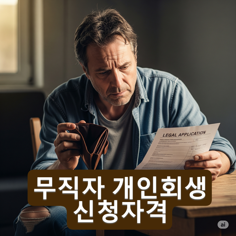 무직자 개인회생 신청 자격 개인회생 정보