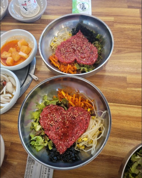 정우숯불가든 메뉴 이미지