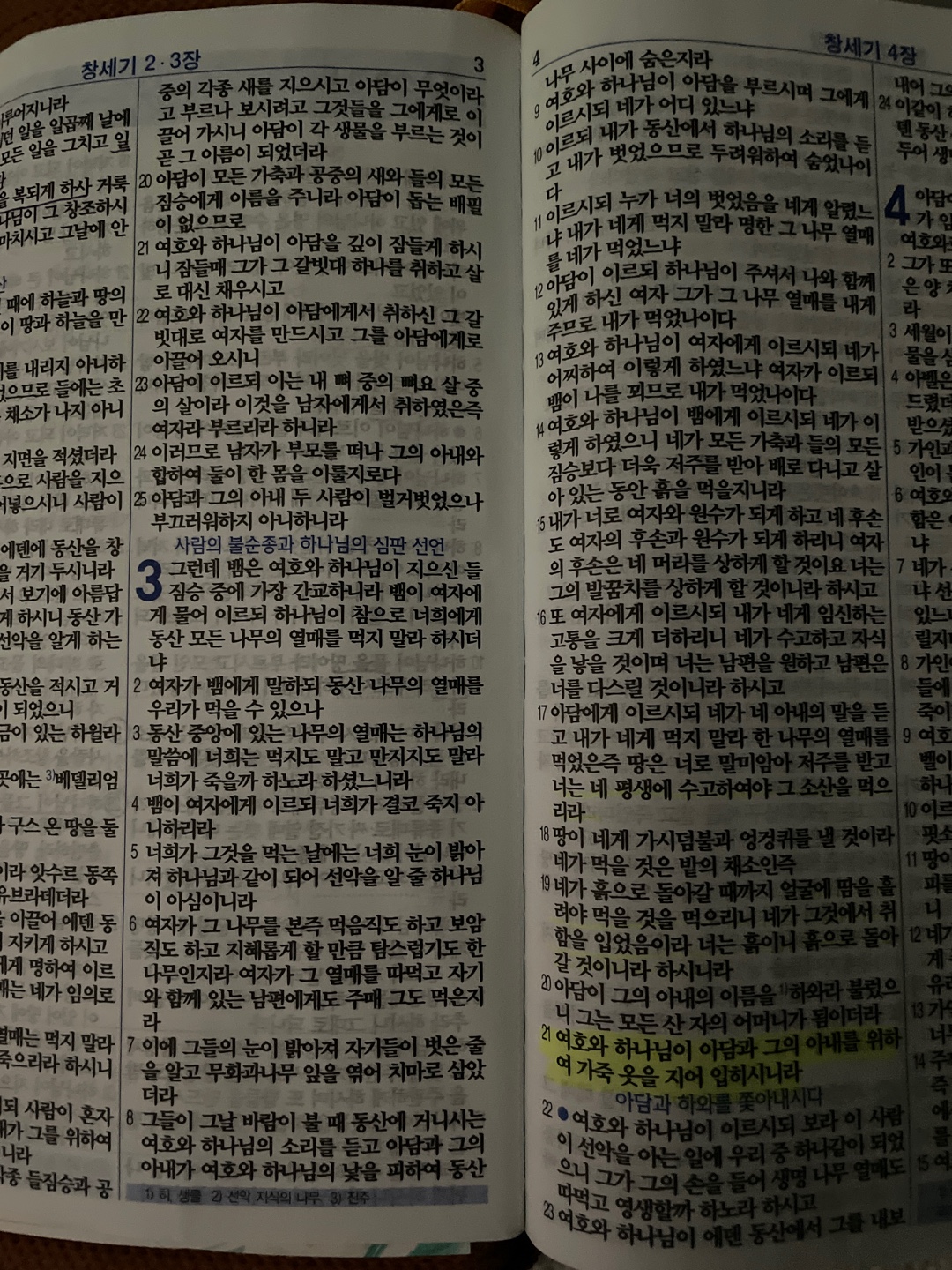 창세기 3장 말씀