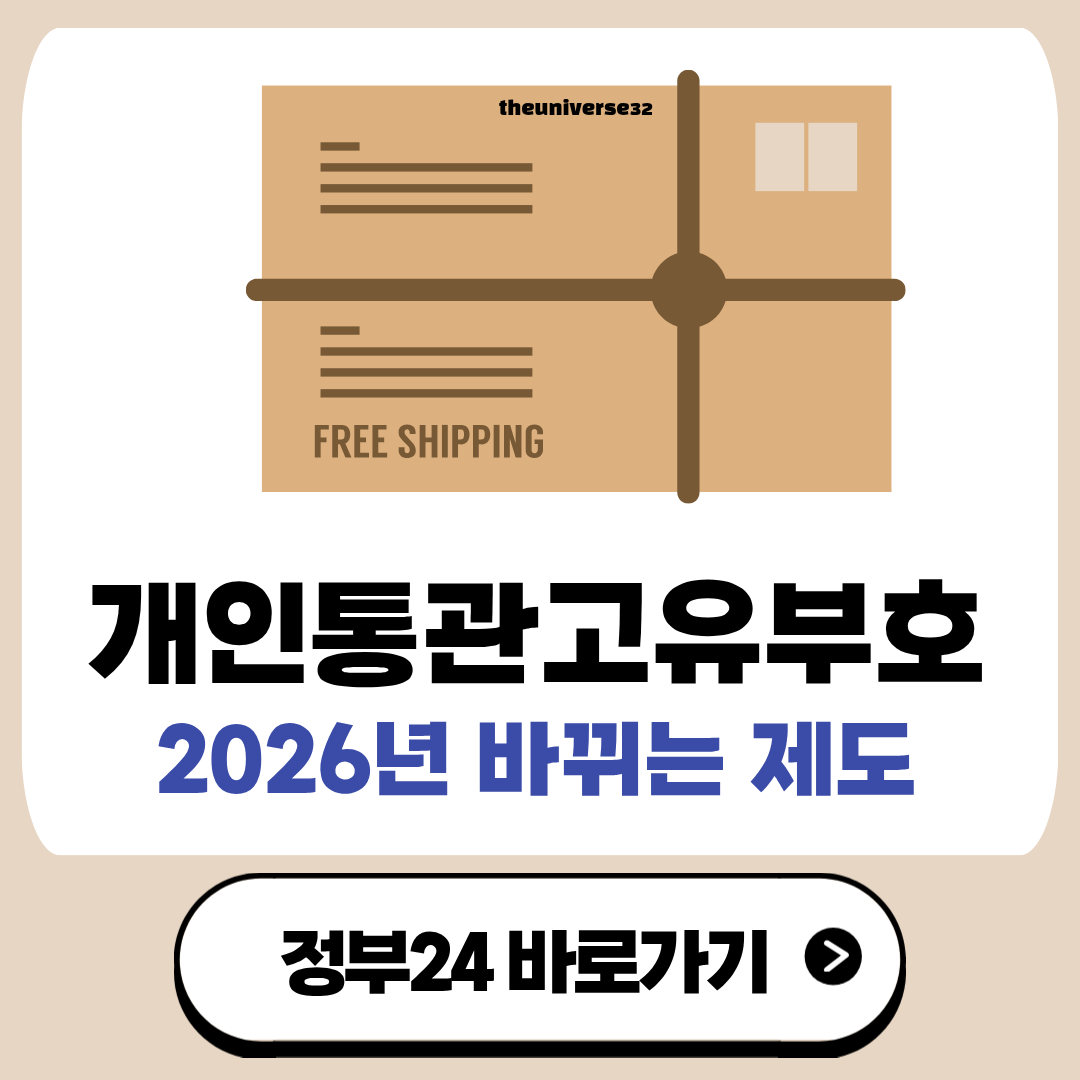 개인통관고유부호