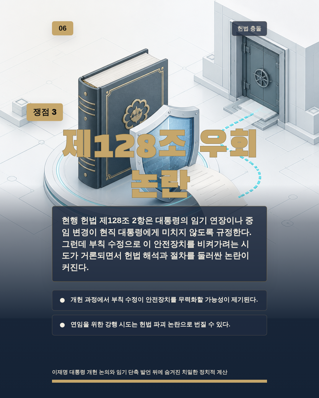 제128조 우회 논란