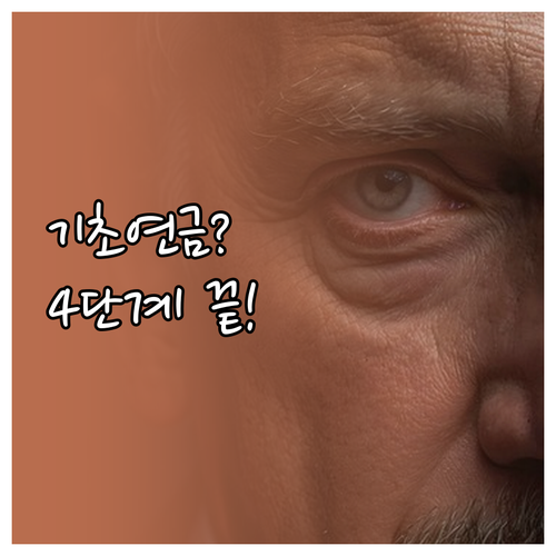 집에서 기초연금 신청 4단계 절차와 ..