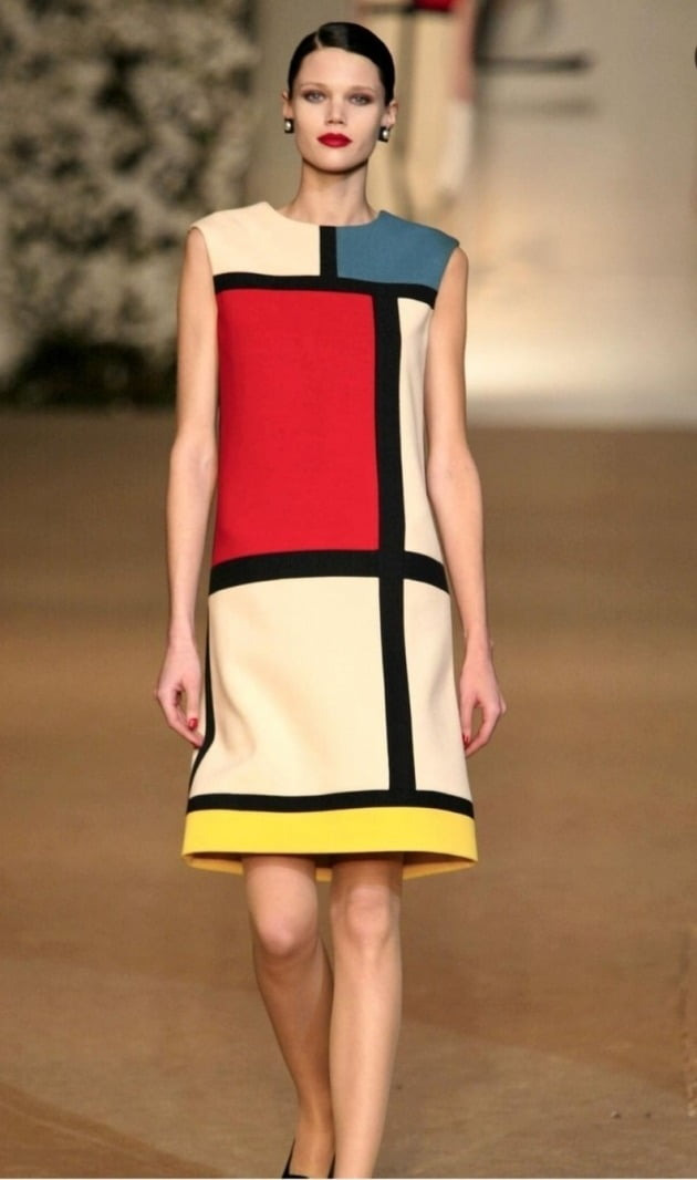 Yves Saint Laurent 몬드리안 드레스