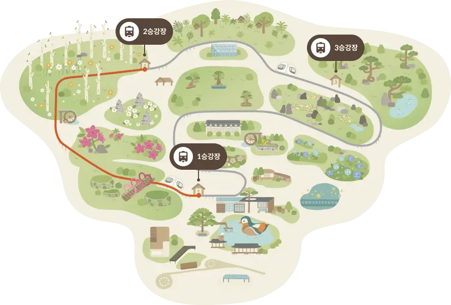 화담숲 모노레일