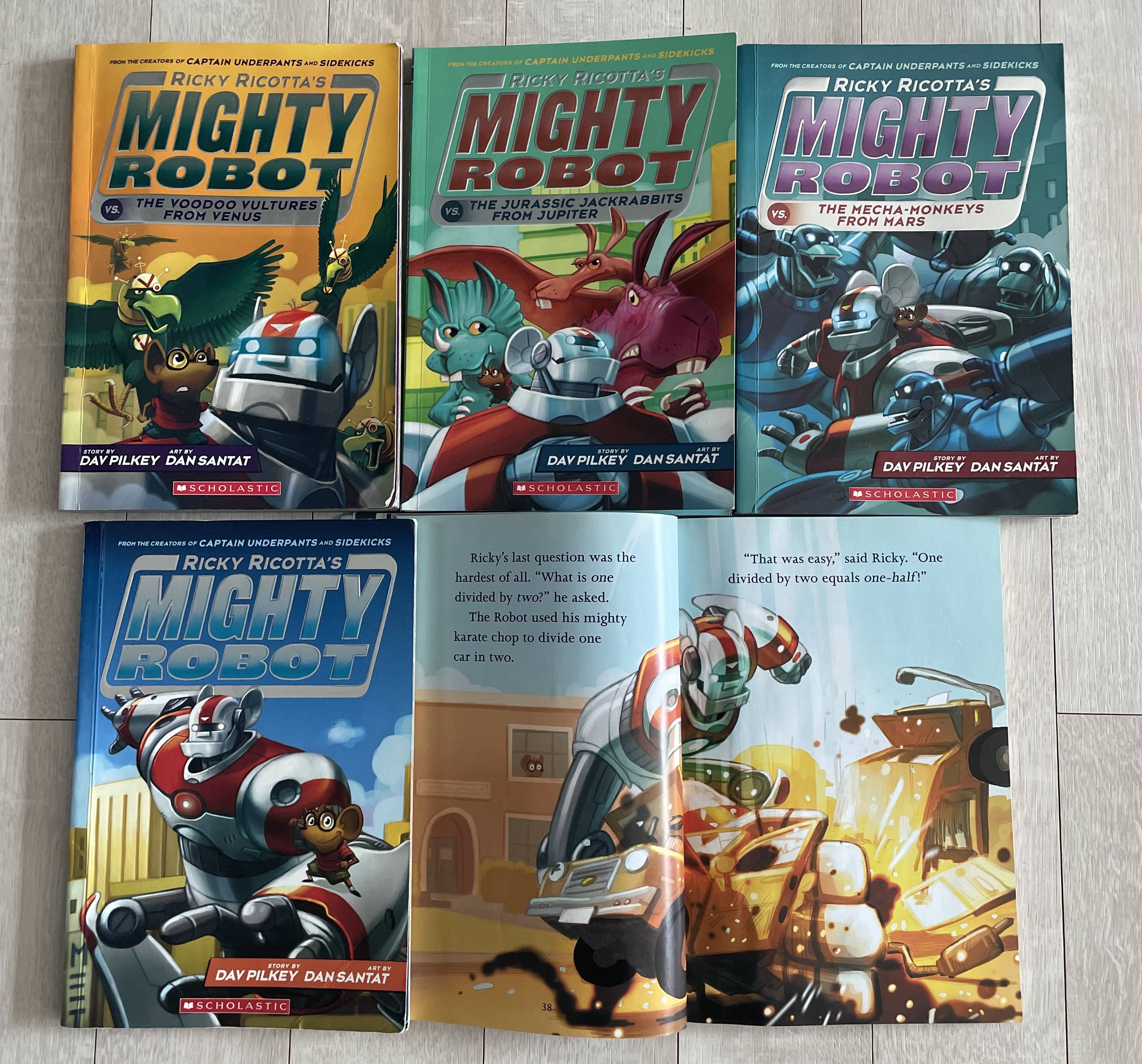 Mighty robot 표지와 본문