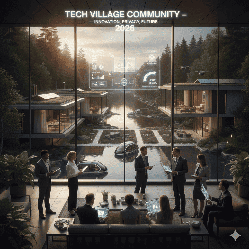 스마트 홈 시스템과 프라이빗한 네트워킹을 즐기는 자산가들의 세련된 모습