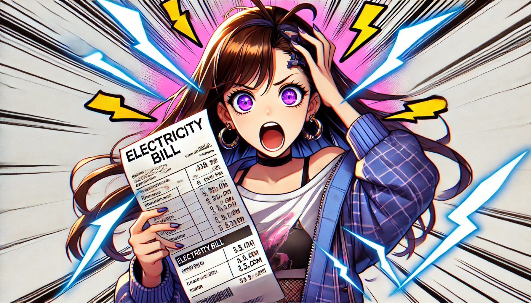 누진세에 화난 여성모습