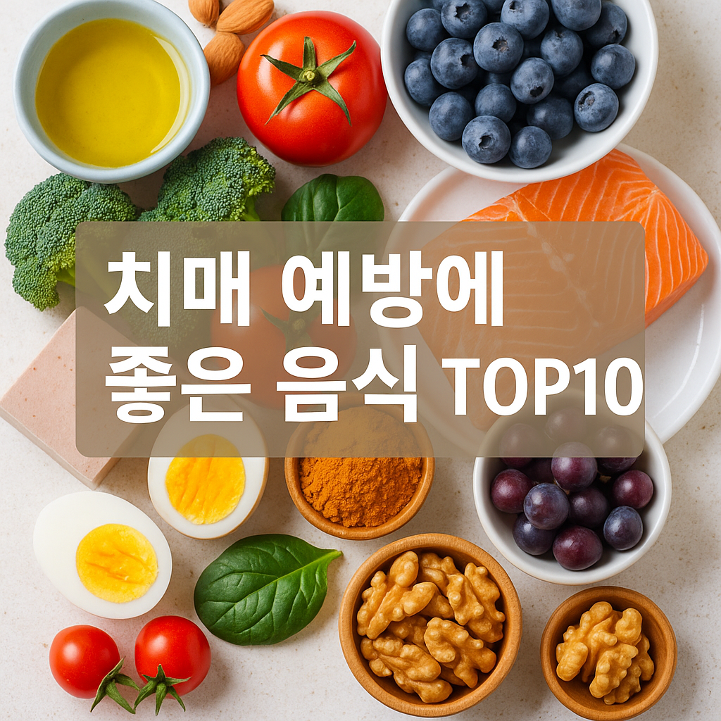 치매 예방에 좋은 음식