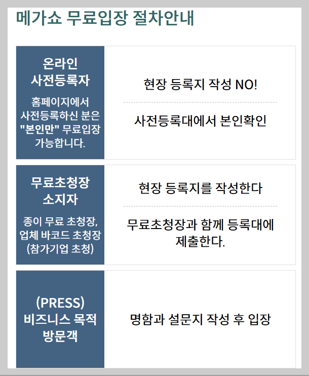 수원메가쇼 팔도밥상페어