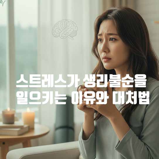 스트레스가 생리불순을 일으키는 이유와 대처법