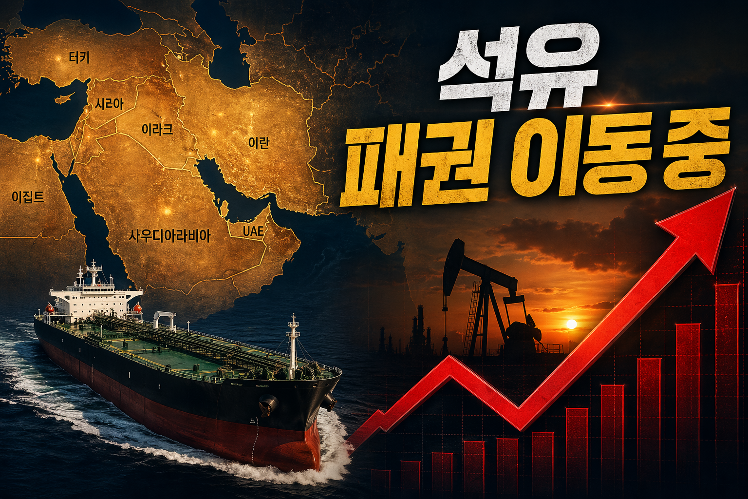 석유 패권 이동 이미지