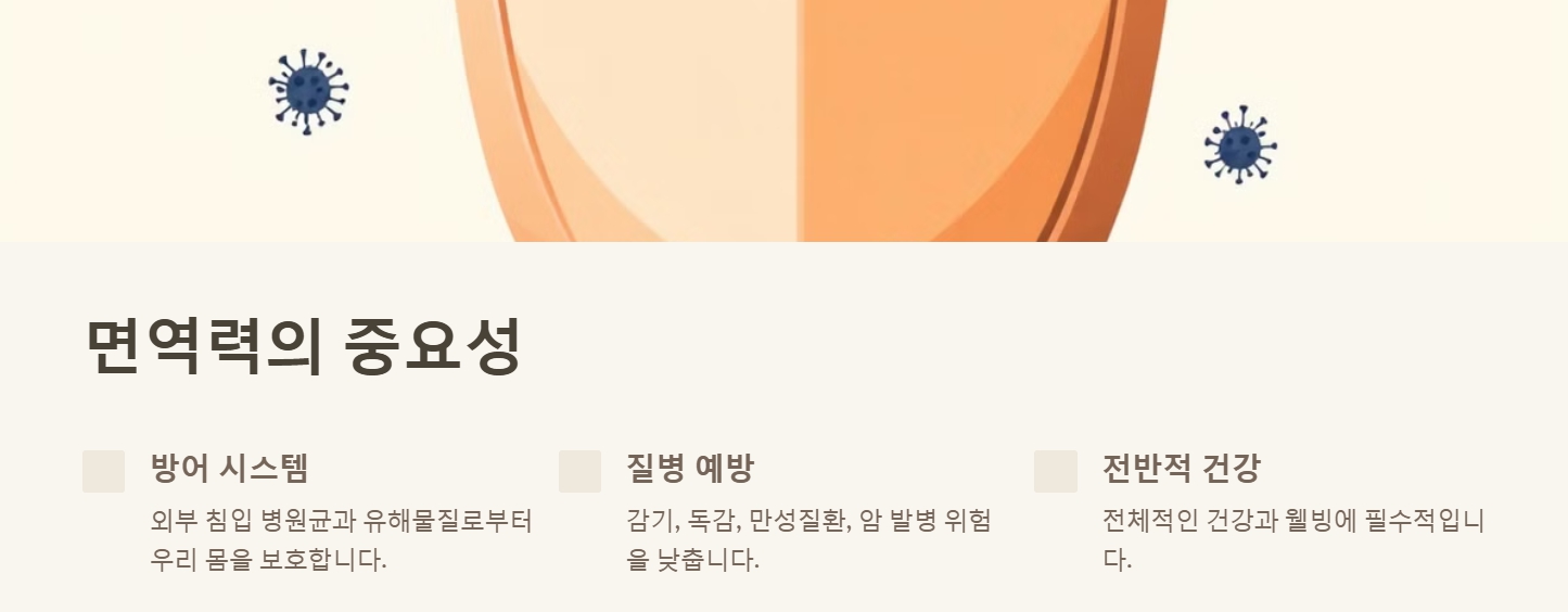 면역력을 높이는 방법