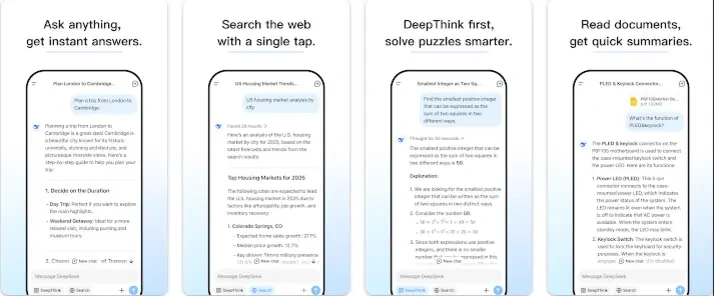 딥시크 뜻 앱 다운로드 DeepSeek 어플 사용법