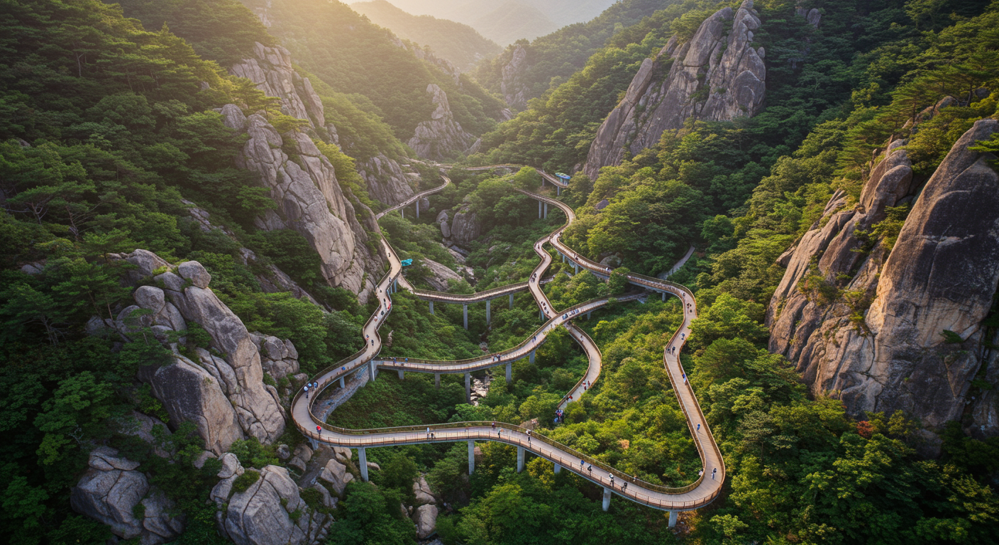 제천 의림지 솔밭산책길