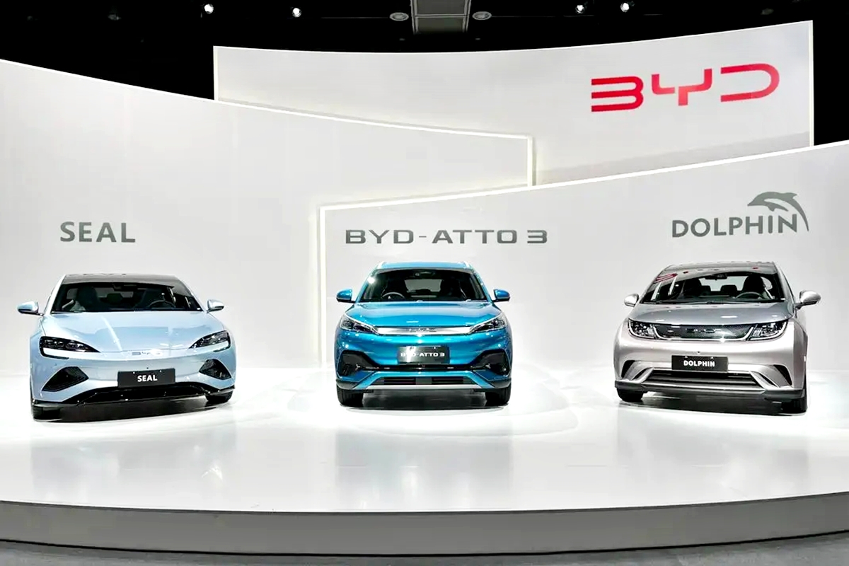 BYD 돌핀(DOLPHIN), 씰 7(SEAL 7), 아토 3(ATTO 3)