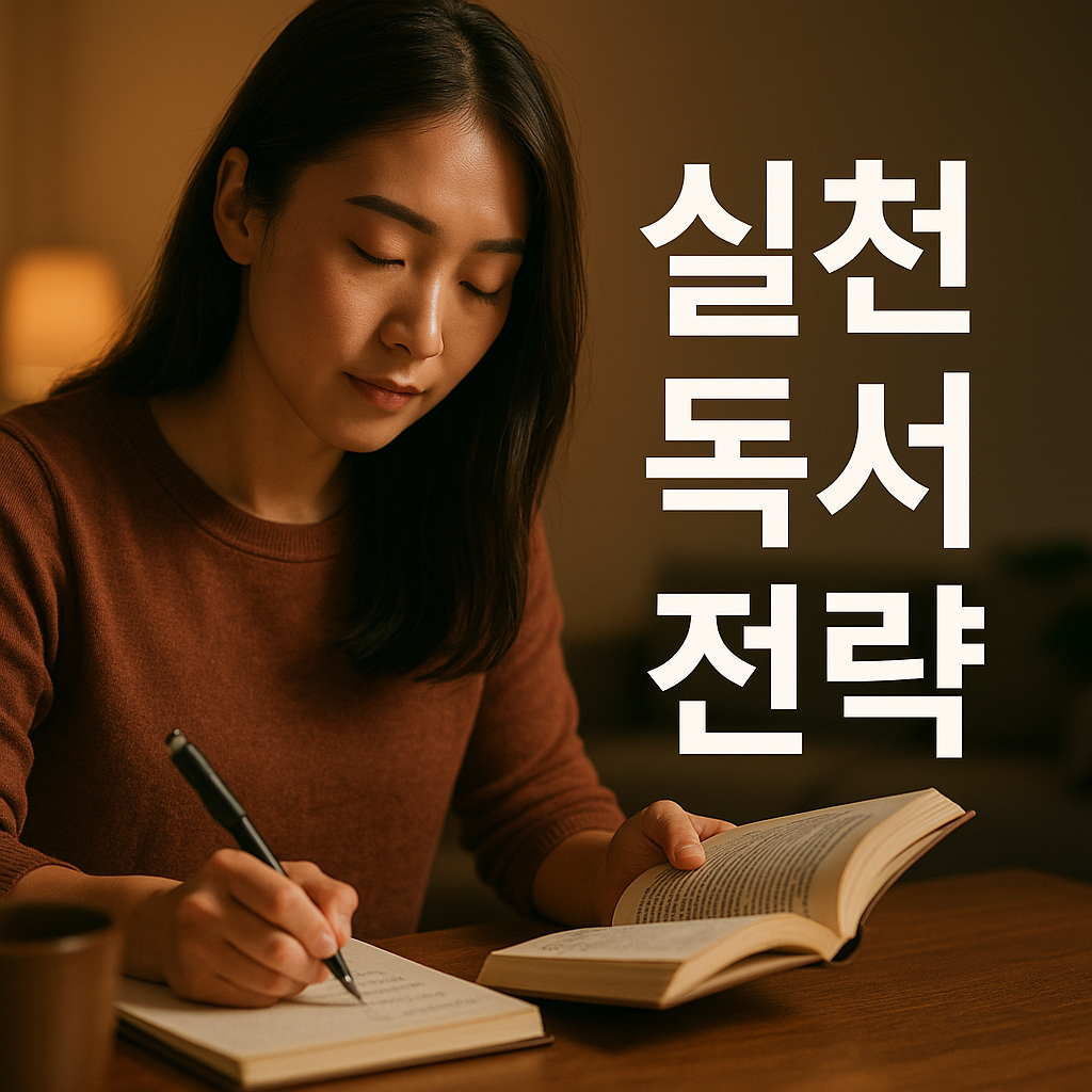 읽고 끝내지 않는 독서, 삶에 적용하는 실천 전략