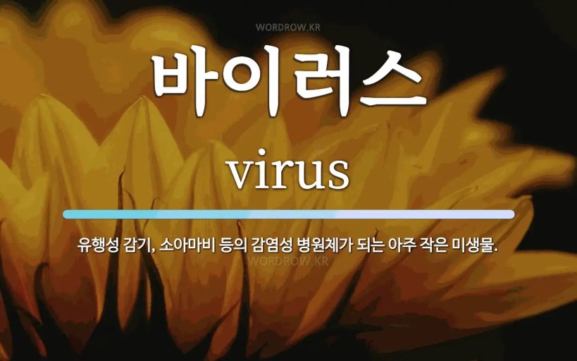 계절성 바이러스 감염병 주의보