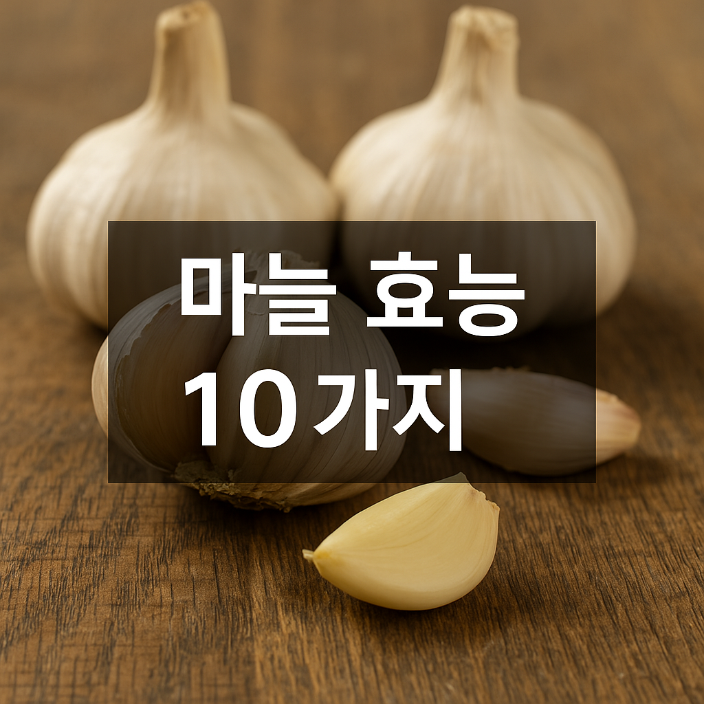 마늘 효능 10가지