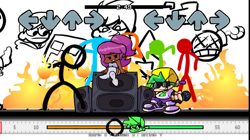 애니메이션 VS 프나펑 플레이화면2