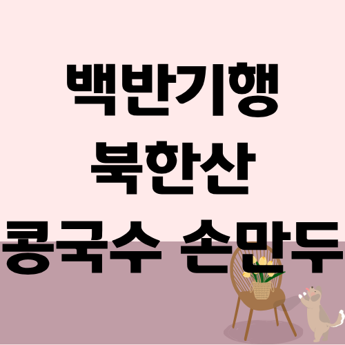 백반기행 북한산 콩국수 손만두 진성 한혜진