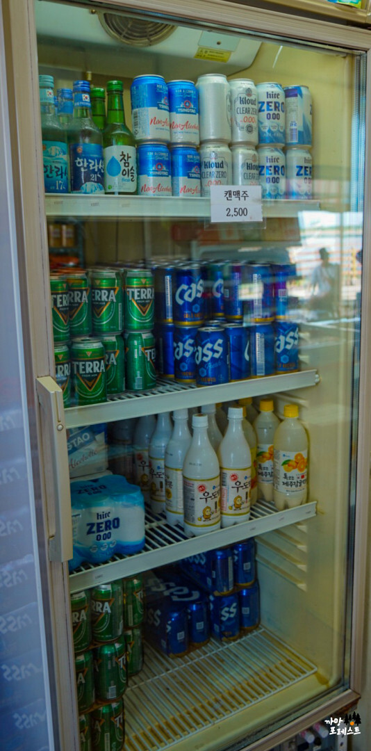 목화 휴게소 캔맥주