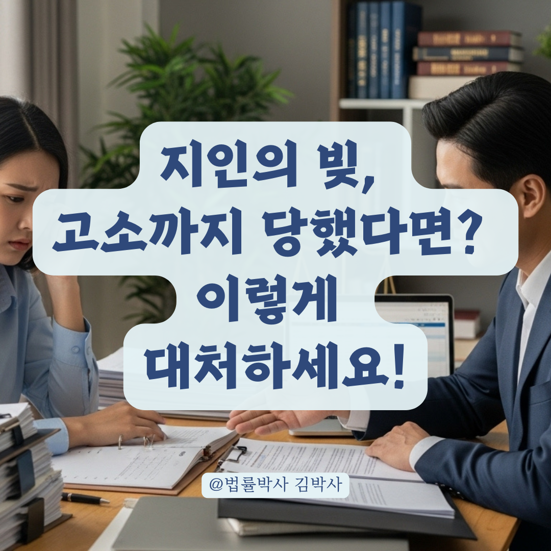 지인이 감옥 간 사이, 채권자가 나를 고소했다면? 연대책임과 사기 성립 여부 총정리.