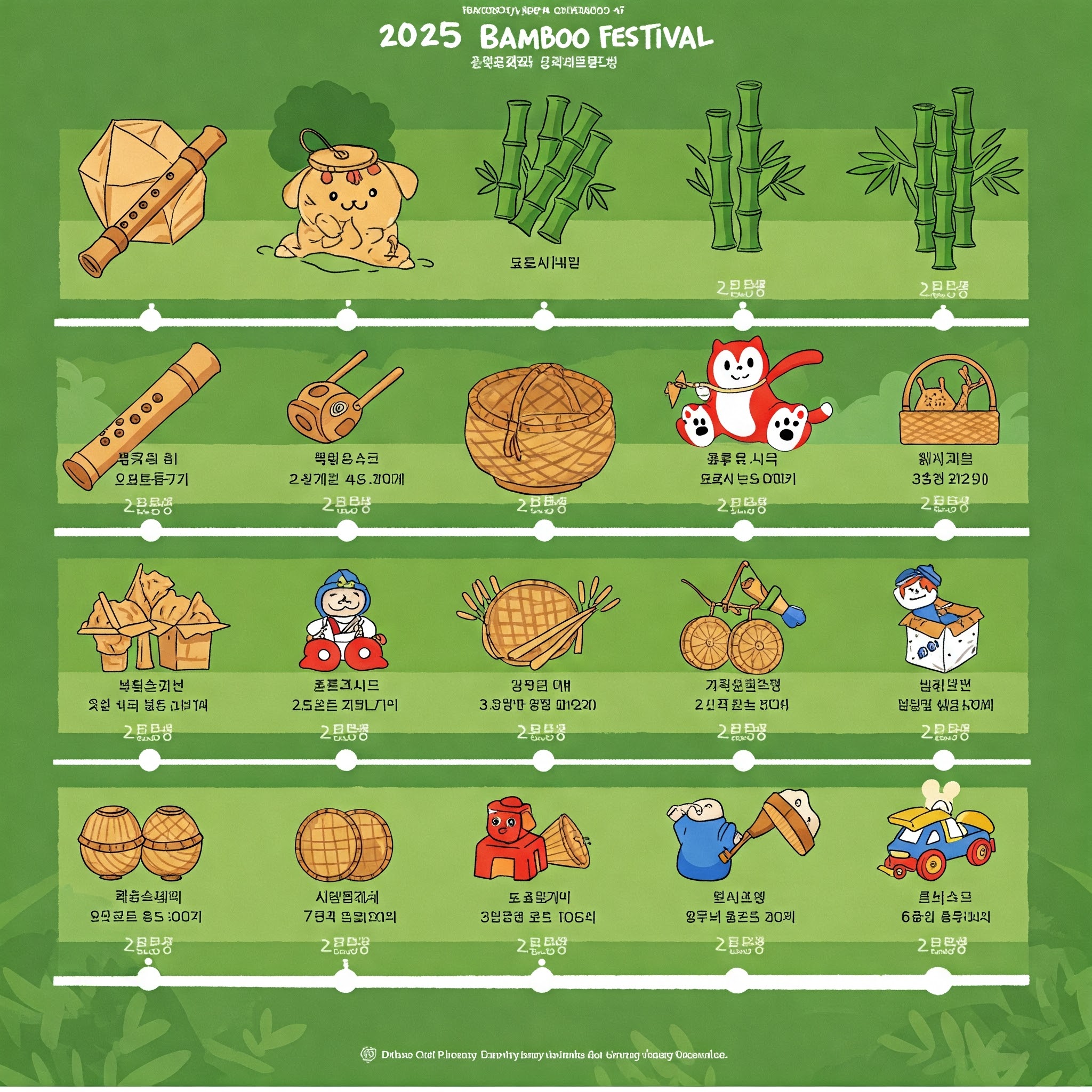2025 담양대나무축제 일정표 &amp; 대나무공예 체험 타이밍 완전 정리