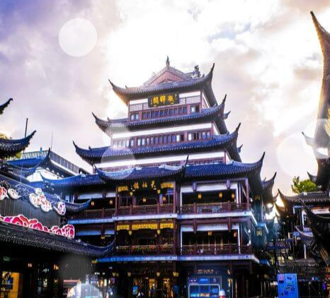 중국-상하이-지역의-아름다운-건축양식