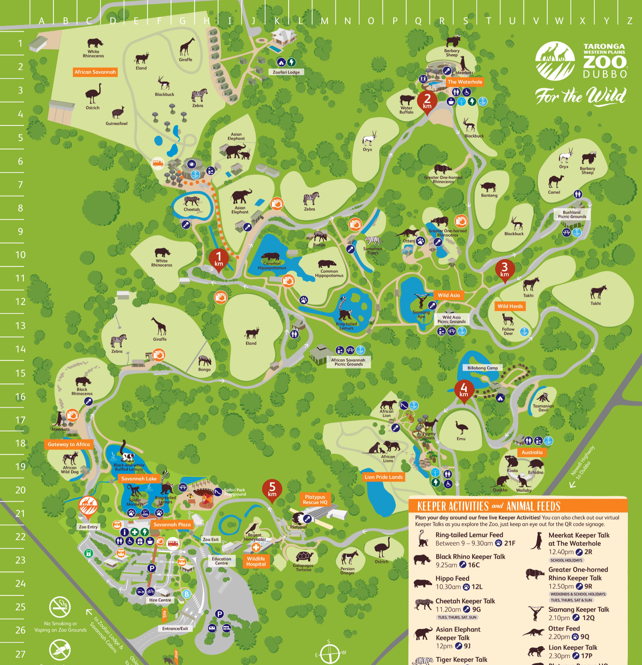 시드니 타롱가 주(Taronga Zoo) 데이트_맵