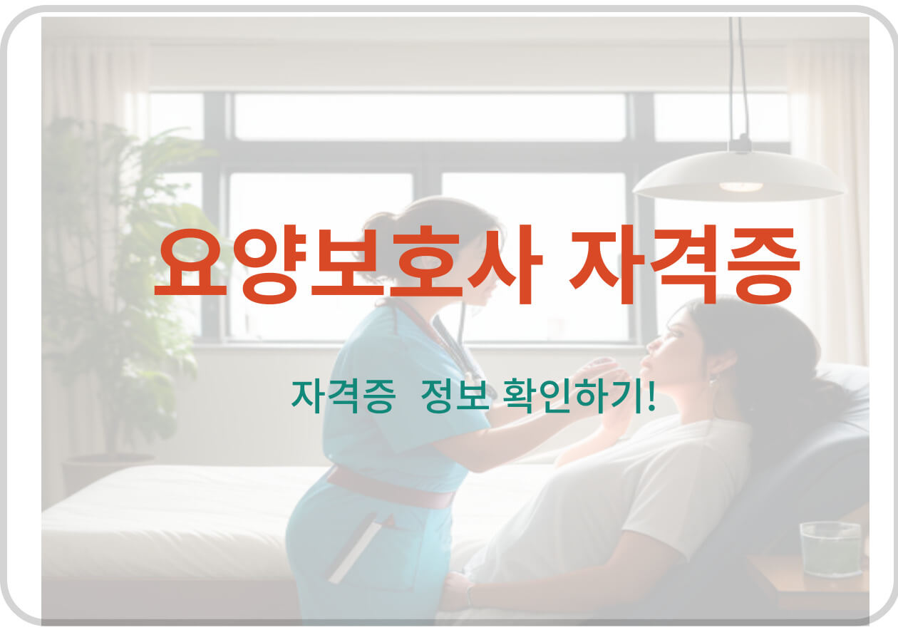 요양보호사 자격증에 관심을 보이는 사람들이 늘어나고 있습니다. 그 이유는 무엇일까요? 네.. 이제 고령화가 되어가고 있다는 것이지요. 그래서 지금부터 준비하는 사람들이 매우 많아지고 있다고 합니다. 요양보호사 자격증 정보와 국민배움카드 정보를 얻어 가시기 바랍니다.