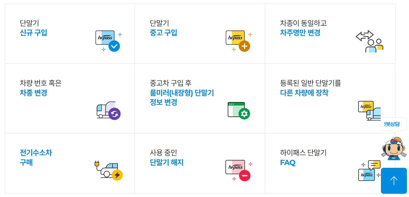 후불형 하이패스 카드 등록 방법-단말기 등록 확인