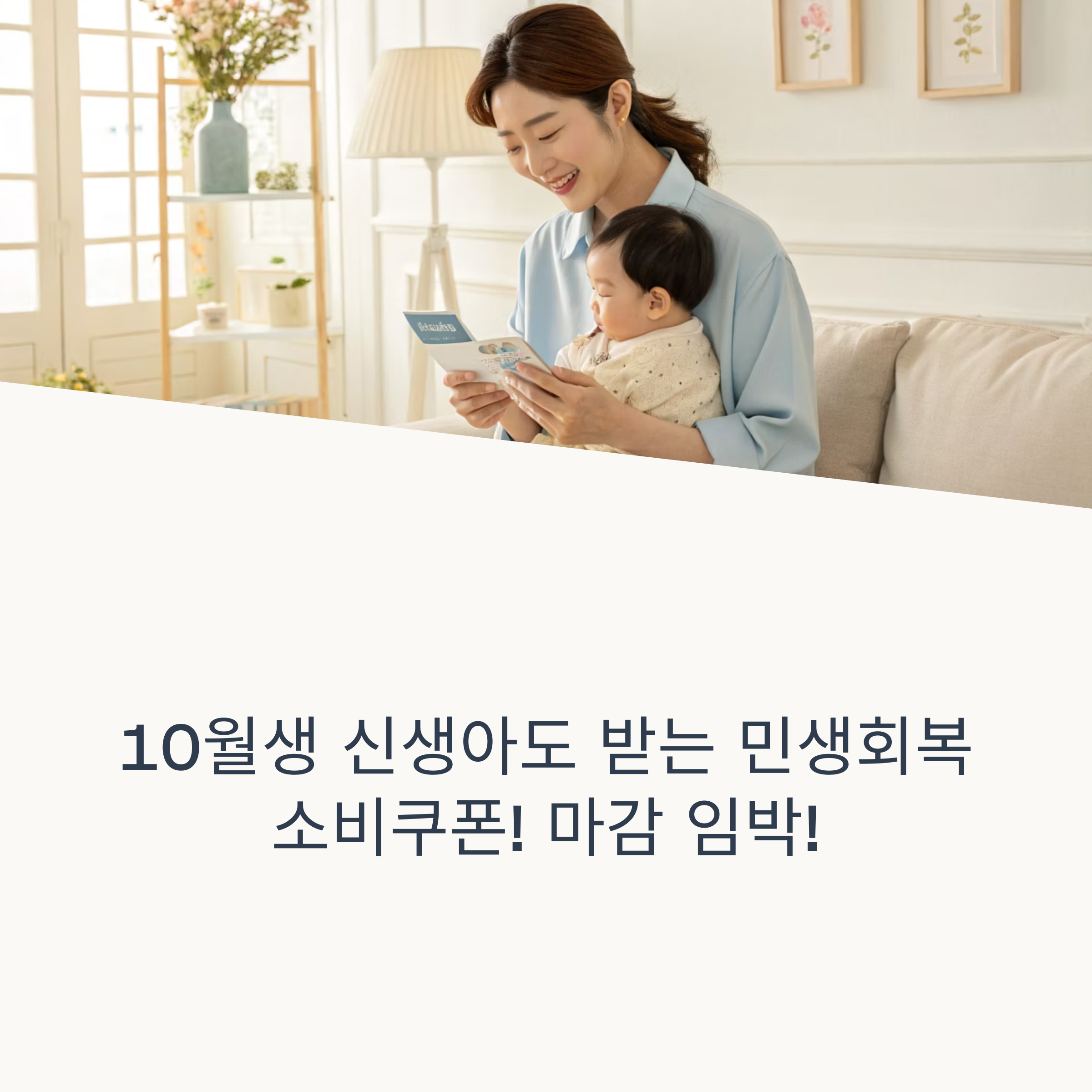 신생아 민생회복 소비쿠폰 신청